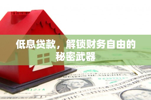 霍山低息贷款，解锁财务自由的秘密武器