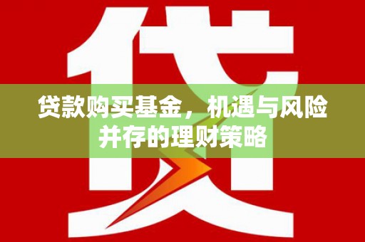 霍山贷款购买基金，机遇与风险并存的理财策略