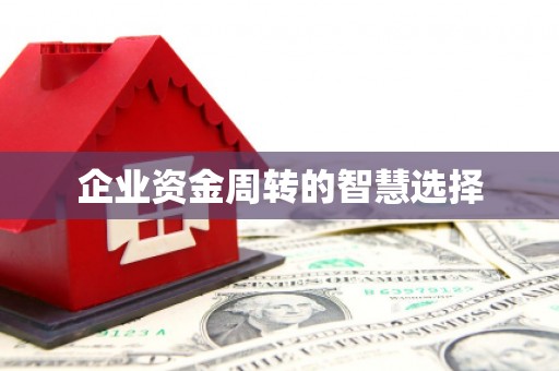 霍山企业资金周转的智慧选择