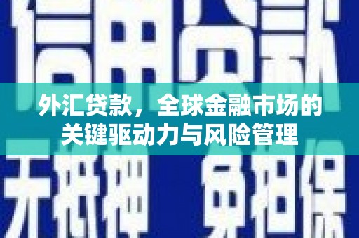 霍山外汇贷款，全球金融市场的关键驱动力与风险管理