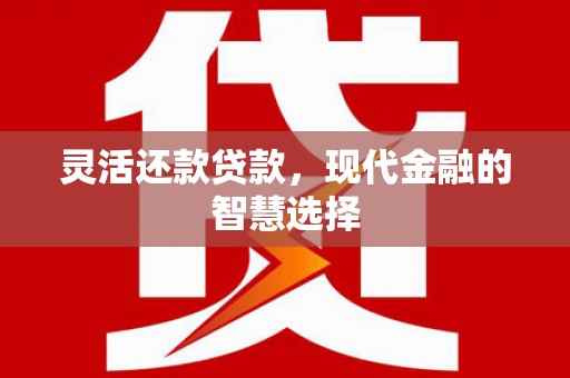 霍山灵活还款贷款，现代金融的智慧选择