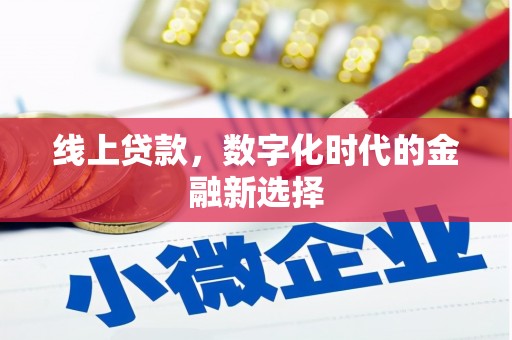 霍山线上贷款，数字化时代的金融新选择