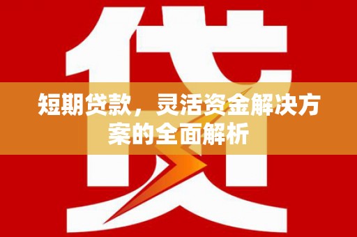 霍山短期贷款，灵活资金解决方案的全面解析