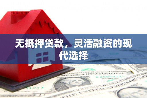 霍山无抵押贷款，灵活融资的现代选择
