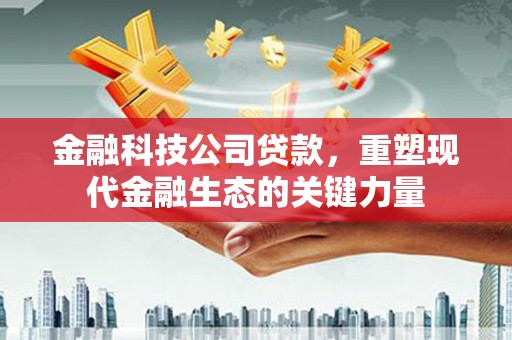 霍山金融科技公司贷款，重塑现代金融生态的关键力量